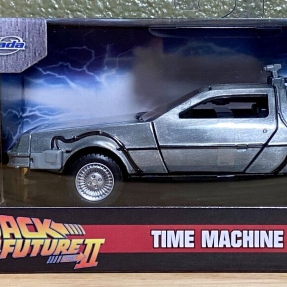 Jada Toys Back To The Future ll Time Machine Hollywood Rides 1/32 Model NIP 2022 - Picture 1 of 10